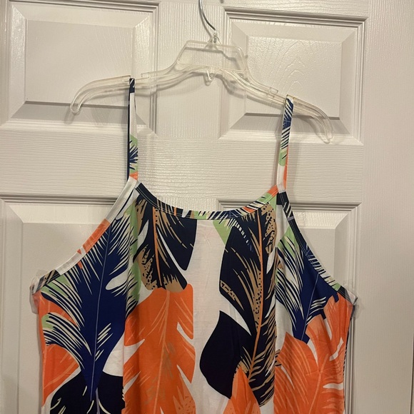 Women Plus Size Vibrant Print Vacation Summer Holiday Beach Maxi Dress 14W -20W - Picture 11 of 12